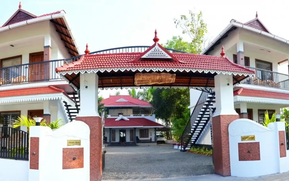 Coconut Palms Village Homestay building and entrance