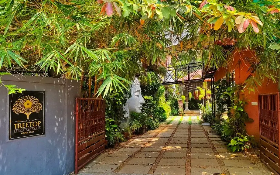 Image submitted for Treetop Beach Cottages Homestay on its Kerala Tourism provider page; confirm current appearance and the exact room directly.