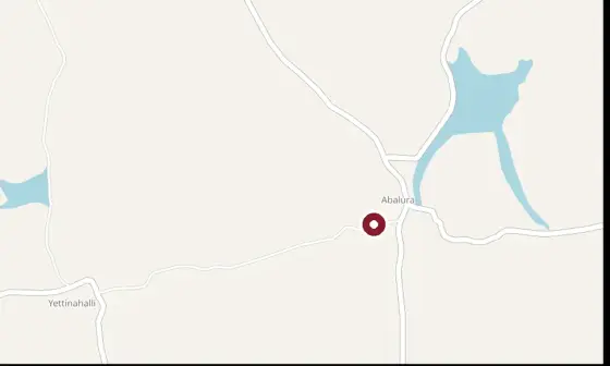 Mapped context around Someshwara & Veerabhadra Temples, Abalur, shown at a different scale; confirm the public entrance or approach on the day.