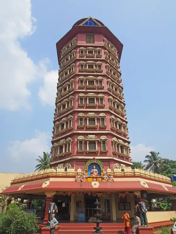 The Adi Shankara Keerthi Sthambha Mandapam at Kalady, Kerala