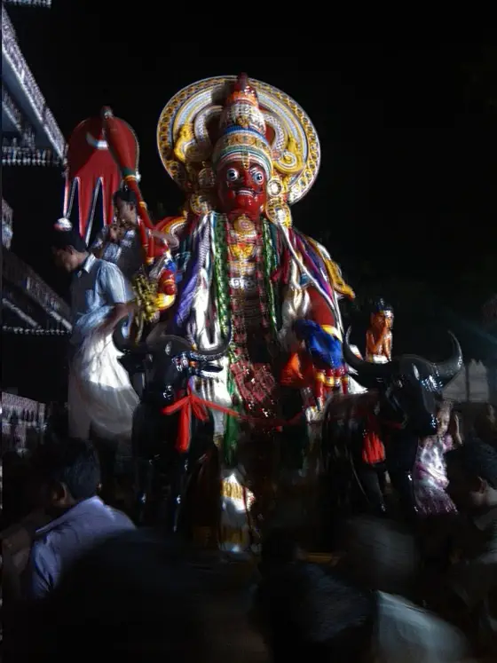 The Bhima festival figure at Chettikulangara in 2014.