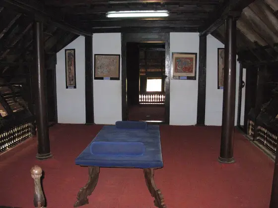 The bathing pavilion seen from inside the palace.