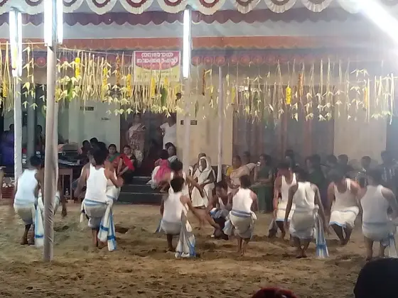 A Kuthiyottam performance at Chettikulangara.