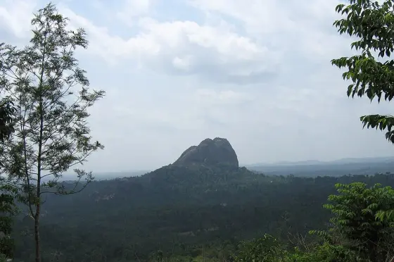 The wider hill landscape seen from Phantom Rock.