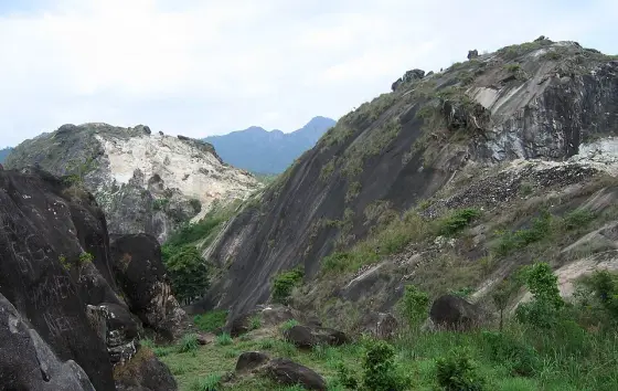 The rocky terrain surrounding Phantom Rock.