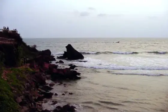 A rock off Payyambalam Beach, Kerala (2002)