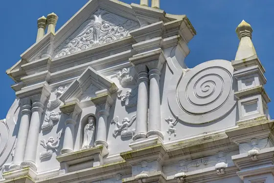 Detail of Facade Kottayam Cheriya Palli20