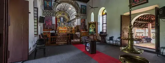 Interior panorama Kottayam Cheriya Palli11