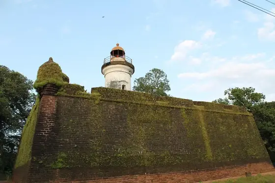 Thalassery Fort, a view from near the St.Josephs HSS school, Thalassery.