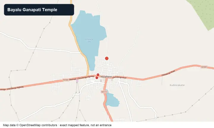 Bayalu Ganapati Temple, Holalkere, Chitradurga