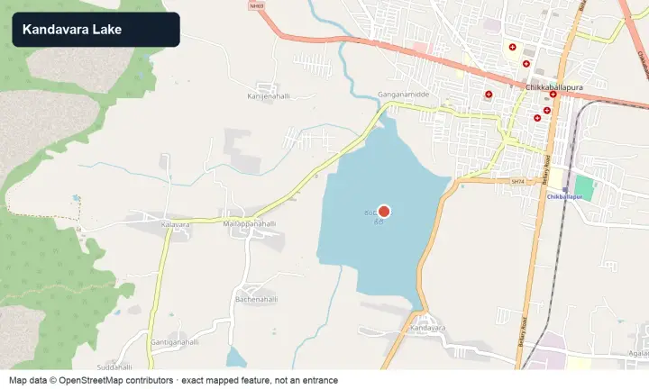 Kandavara Lake, Chikkaballapur