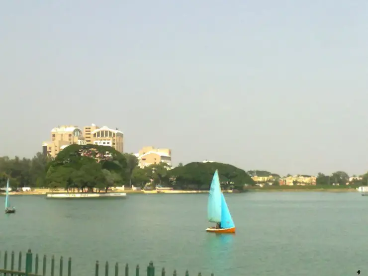Ulsoor Lake, a separate Bengaluru city landscape.