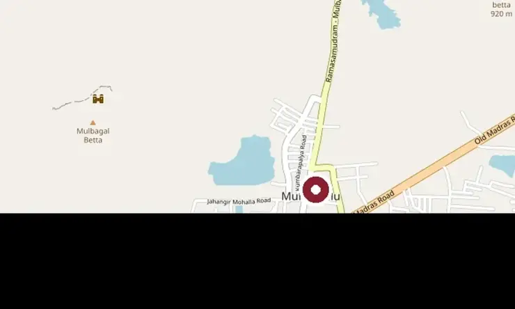 Mapped context for Anjaneya Swamy Temple, Mulbagal