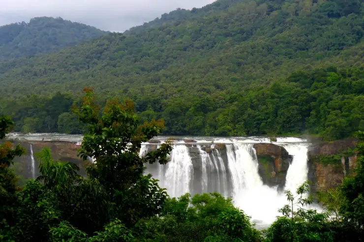 Athirappilly Falls on the Chalakudy river