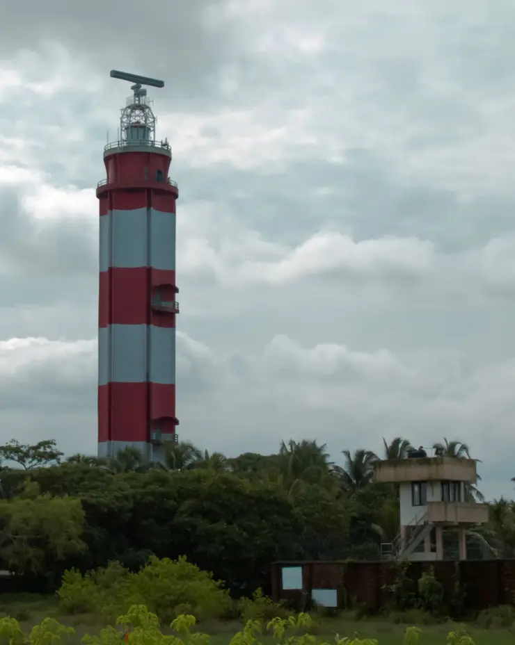 The Vypin (Cochin) lighthouse at Puthuvype, Kochi