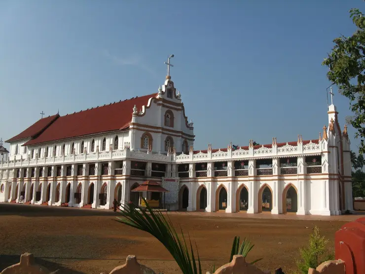 The St George church at Edathua, on the Pamba in Kuttanad, Alappuzha