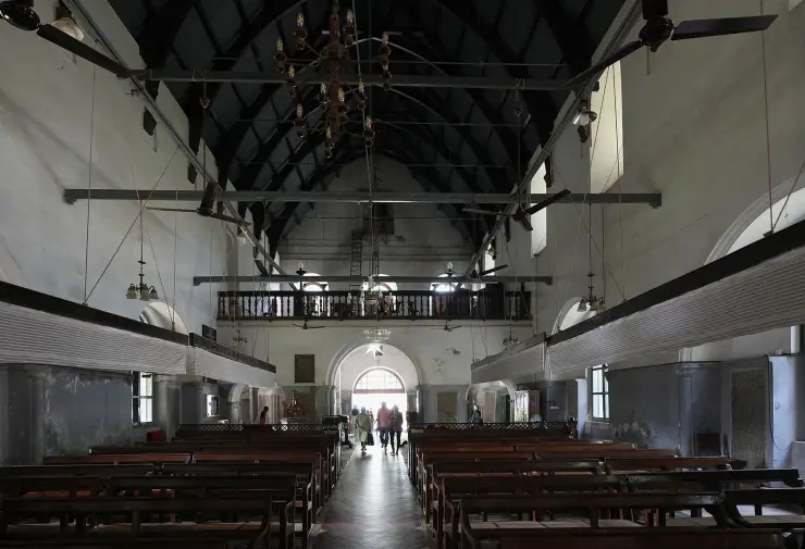 The interior of St Francis Church, Fort Kochi