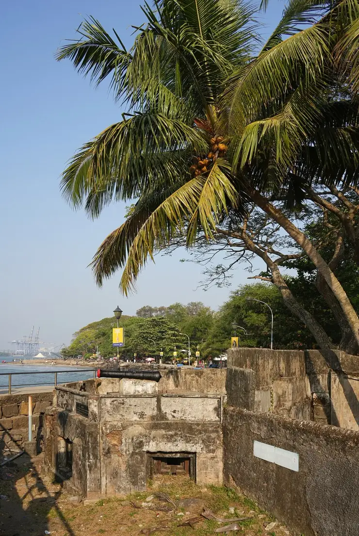 Surviving stonework of Fort Emmanuel, Fort Kochi