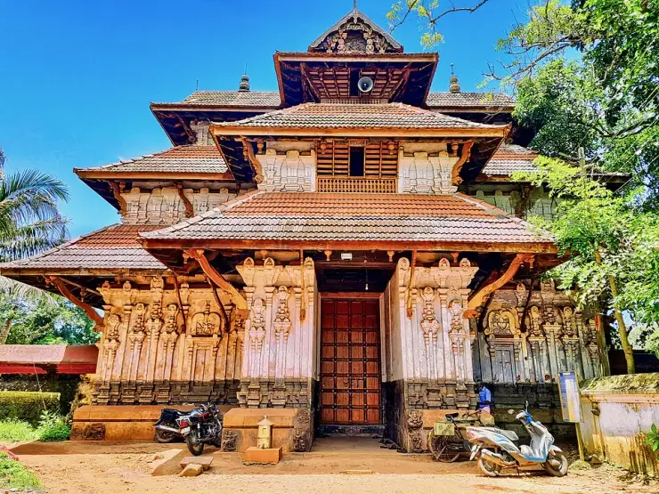 The Thiruvanchikulam Mahadeva temple at Kodungallur, Thrissur