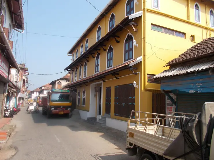 Bazaar Street in Mattancherry, the working spice quarter of Kochi