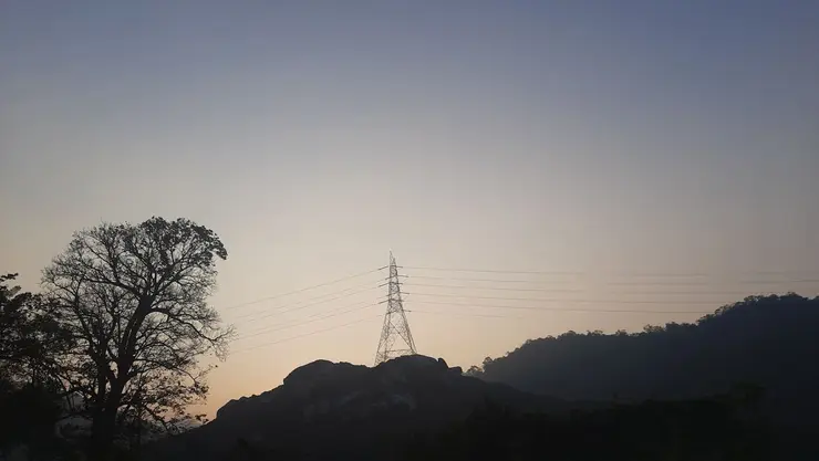 Forested hills around Thenmala, Kollam