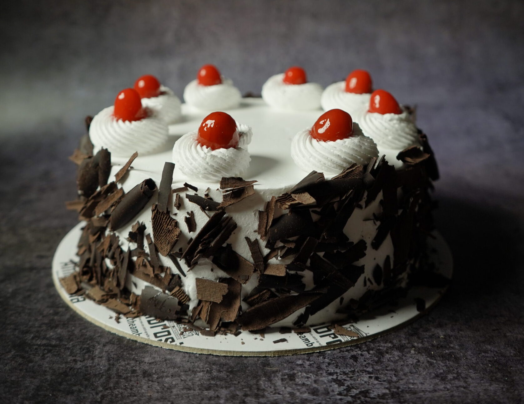 Black Forest cake in Ambrosia’s operator catalogue; confirm availability with the Bakery Junction outlet.
