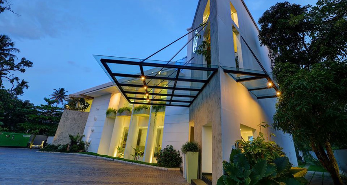 The entrance to Memories Multi Cuisine Restaurant on AC Road at Ramankary, as published by the operator.
