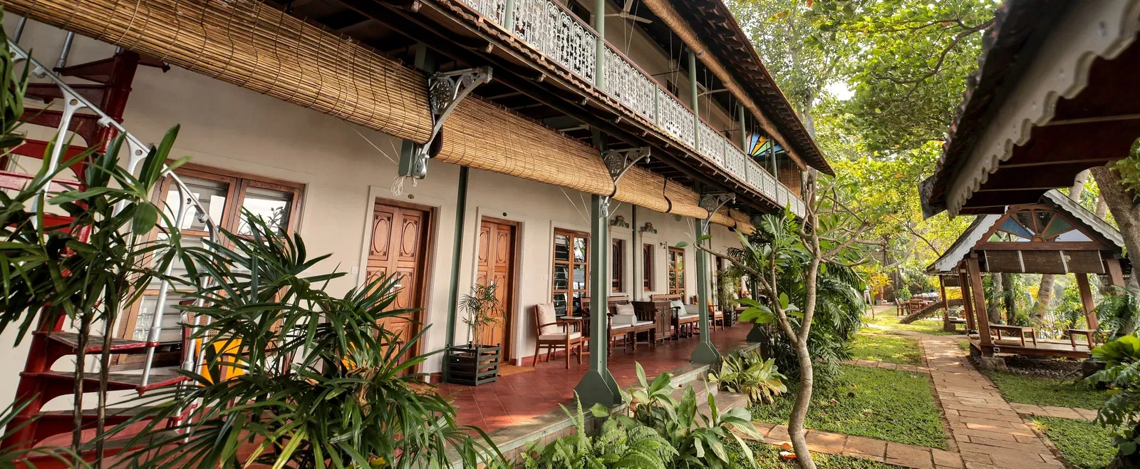 Samiira's veranda and grounds in its official exterior photograph; check the current room and view before booking.