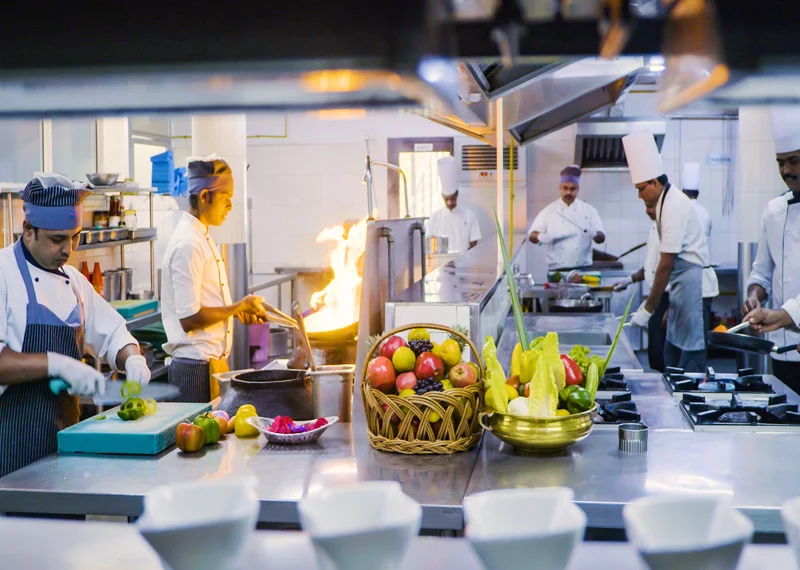 The Elephant Court restaurant kitchen