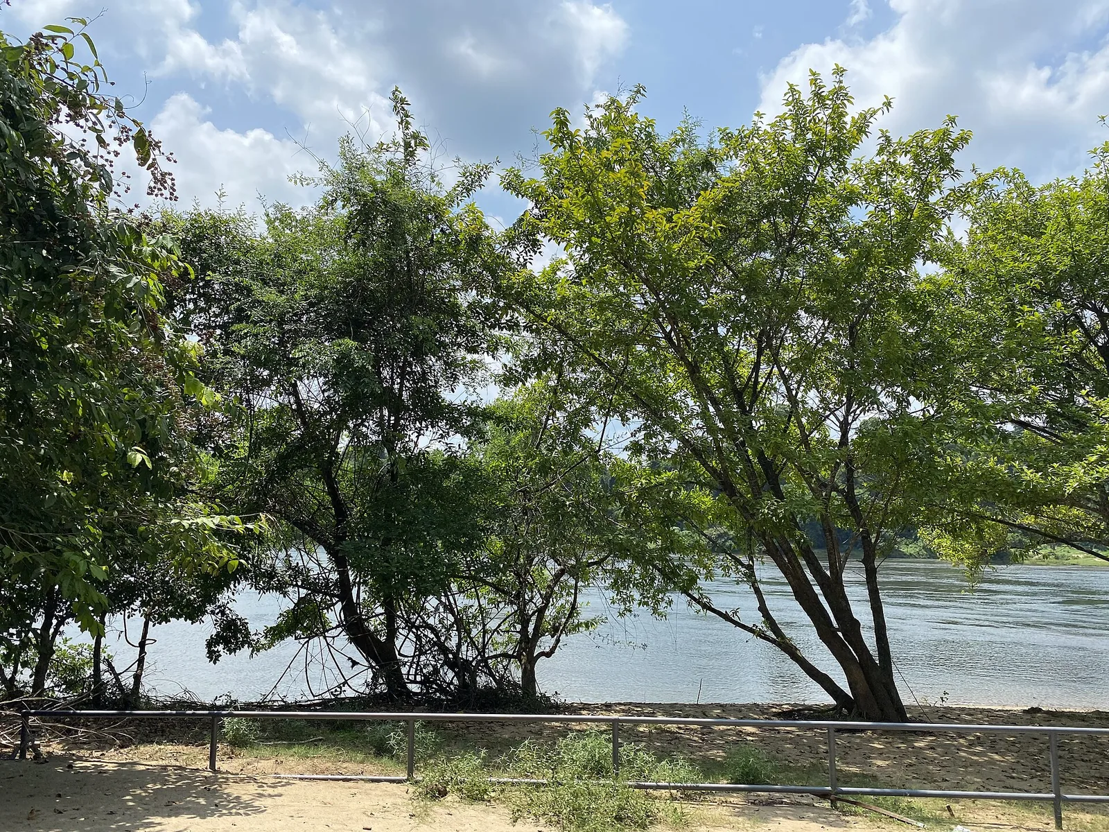 The eco-tourism site and river at Paniyeli Poru, Ernakulam