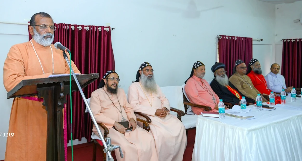 Church representatives meet for the Nilakkal Ecumenical Trust in Kottayam in 2023